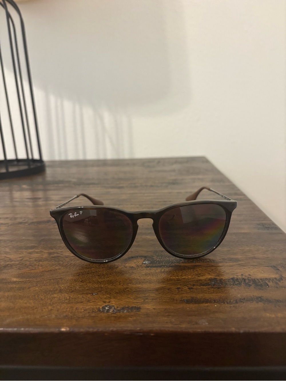Ray-Ban Brown Erika Polarized Sunglasses